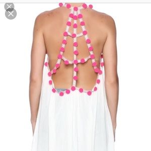 Luxxel Pom Pom Tunic Dress